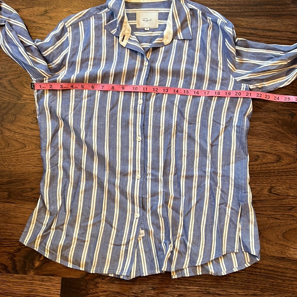 Rails Striped Button Up Top - image 5